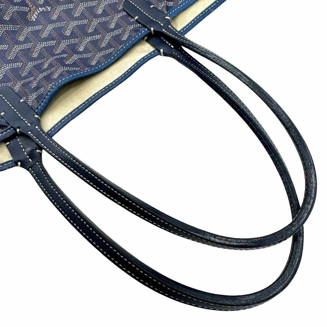 GOYARD(ゴヤール)のGOYARD トートバッグ ハンドバッグ サンルイPM 大容量 PVC ネイビー レディースのバッグ(トートバッグ)の商品写真