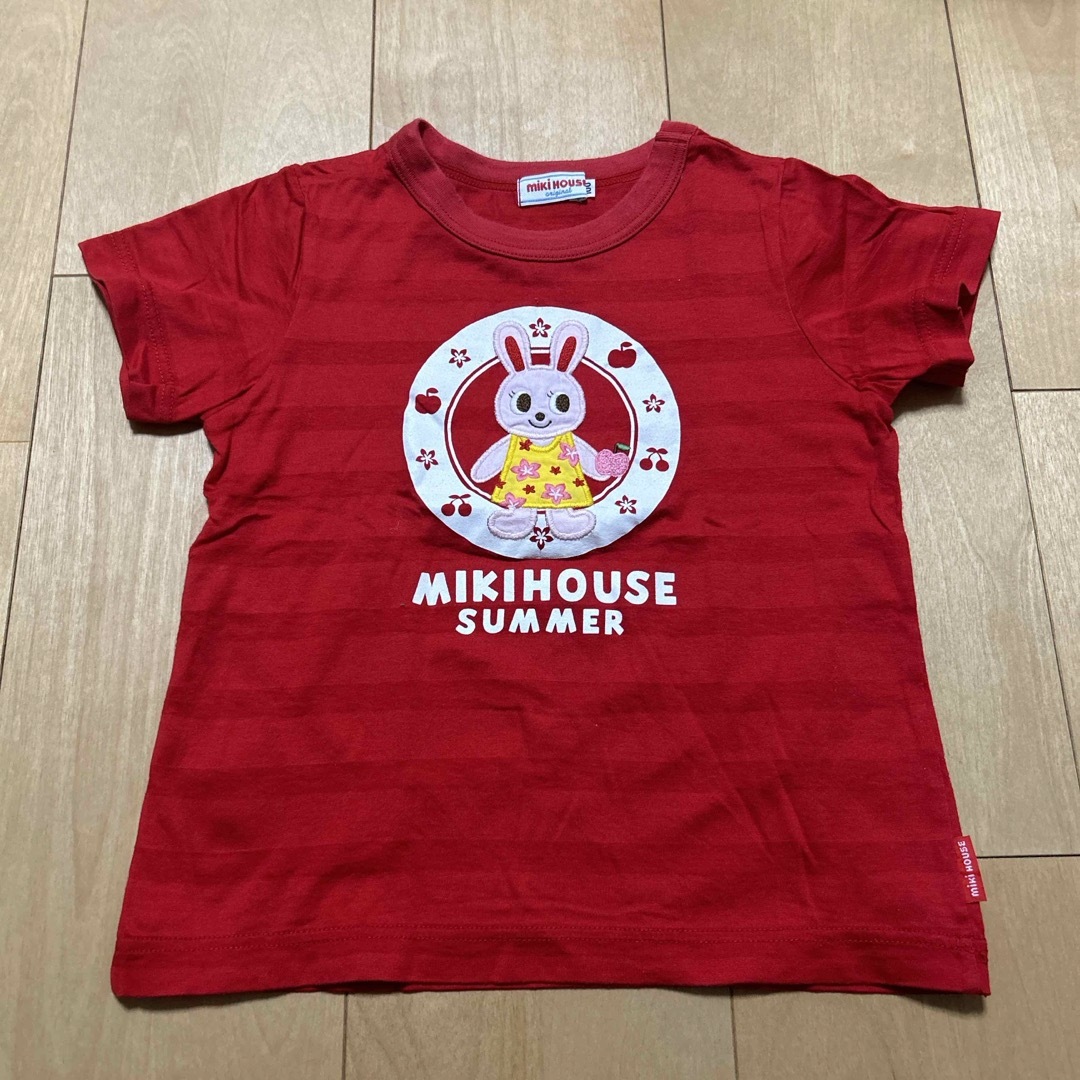 mikihouse(ミキハウス)のミキハウス　Tシャツ　100 キッズ/ベビー/マタニティのキッズ服女の子用(90cm~)(Tシャツ/カットソー)の商品写真