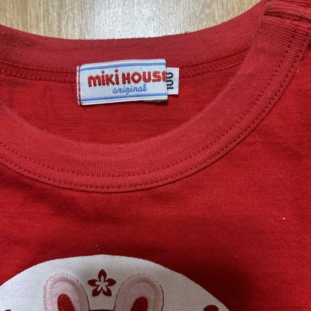 mikihouse(ミキハウス)のミキハウス　Tシャツ　100 キッズ/ベビー/マタニティのキッズ服女の子用(90cm~)(Tシャツ/カットソー)の商品写真