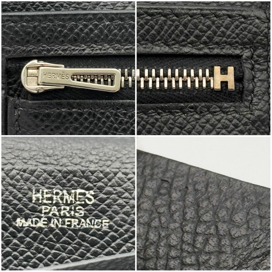 Hermes(エルメス)の【極美品】HERMES エルメス　べアンスフレ　□I　黒　ヴォーエプソン レディースのファッション小物(財布)の商品写真