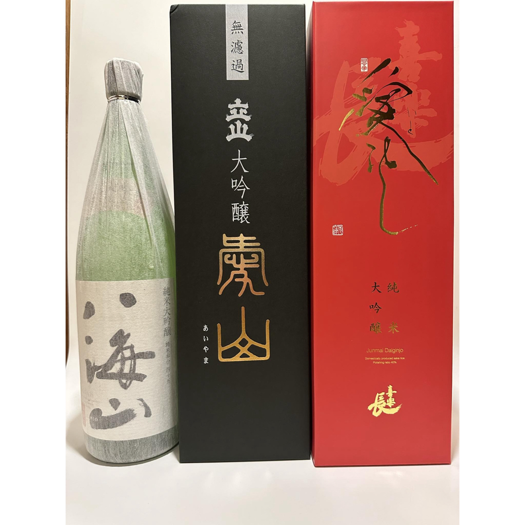 お得です！八海山、喜楽長など日本酒セット　6本セット　大吟醸 食品/飲料/酒の酒(日本酒)の商品写真