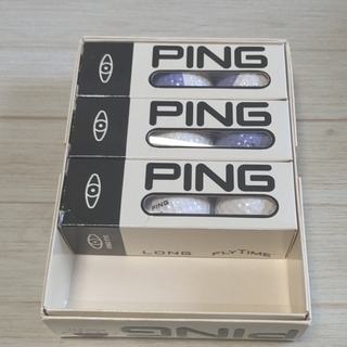 PING - PING ピン　ゴルフボール　カラーボール　ツートンカラー　9個