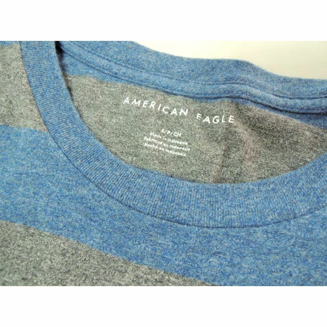 American Eagle(アメリカンイーグル)の【送料込】★AEO/アメリカンイーグル ボーダーデザインTシャツ★ メンズのトップス(Tシャツ/カットソー(半袖/袖なし))の商品写真