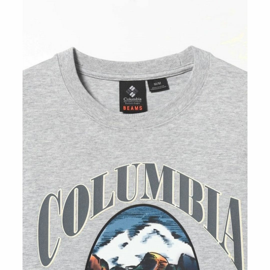 BEAMS(ビームス)のColumbia × BEAMS / 別注 Tシャツ現状メーカ在庫なし新品グレー メンズのトップス(Tシャツ/カットソー(半袖/袖なし))の商品写真