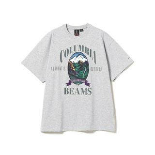 Columbia × BEAMS / 別注 Tシャツ現状メーカ在庫なし新品グレー