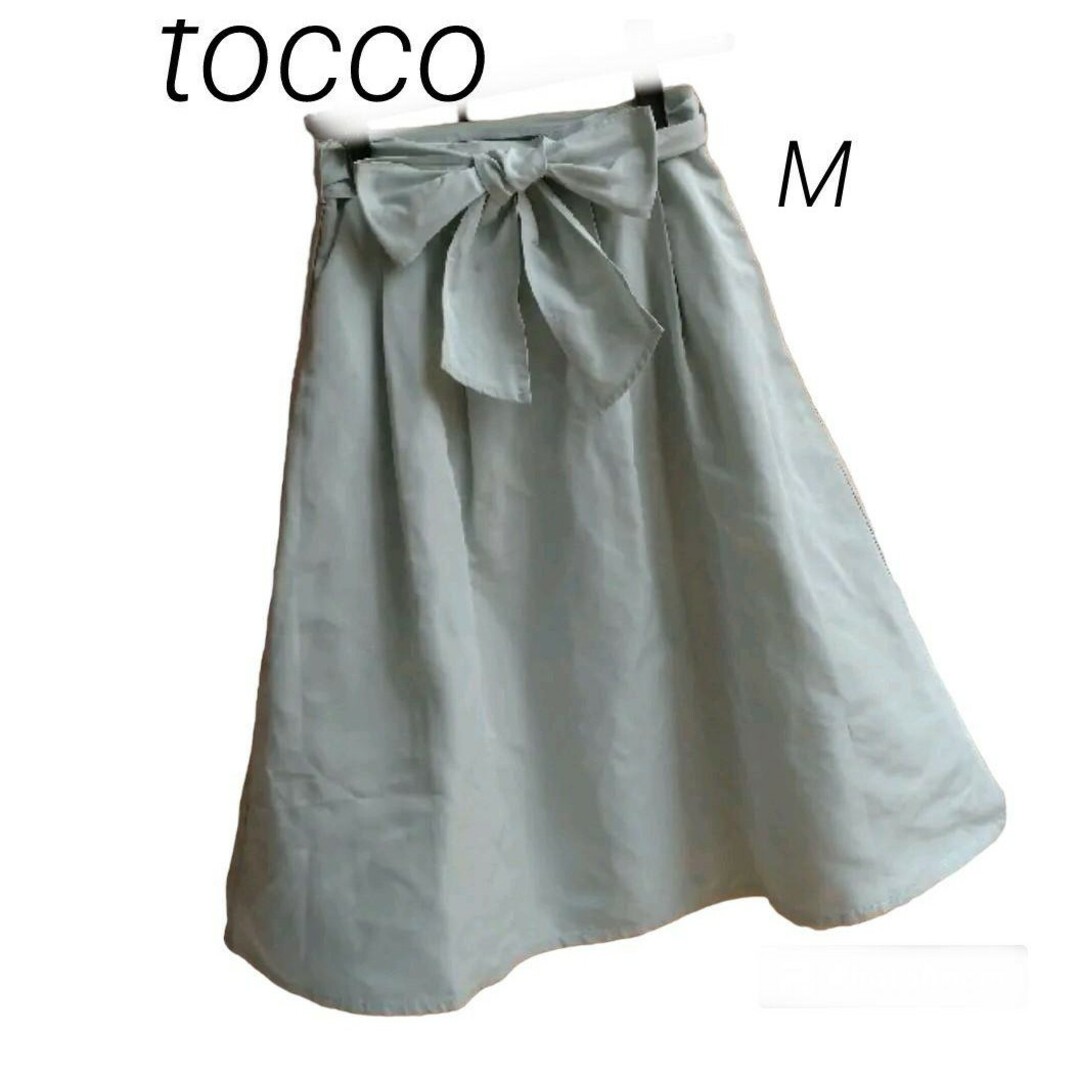 TOCCO closet(トッコクローゼット)の♥️クリーニング済♥️【tocco】M 爽やかなミントスカート ウエストゴム レディースのスカート(その他)の商品写真