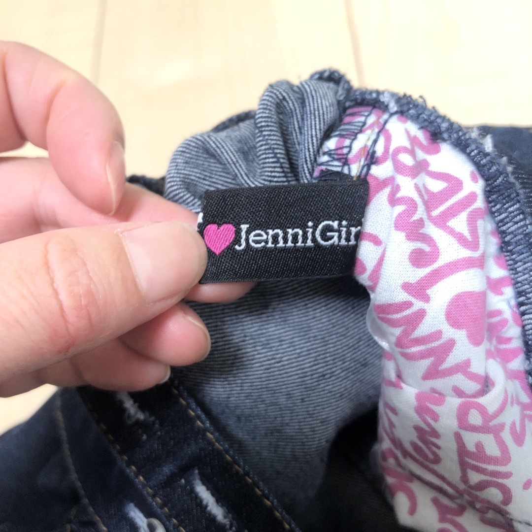 JENNI(ジェニィ)の★美品★ジェニィ　JENNI デニム　オーバーオール　キッズ　150 キッズ/ベビー/マタニティのキッズ服女の子用(90cm~)(パンツ/スパッツ)の商品写真