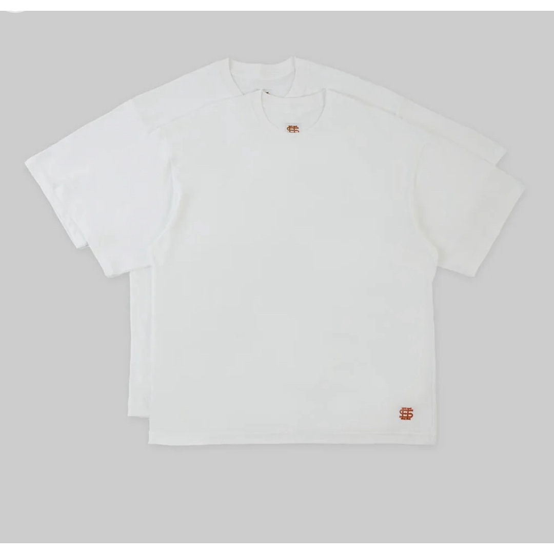 SEESEE SEE SEE BASIC 2 PACK TEE WHITE L メンズのトップス(Tシャツ/カットソー(半袖/袖なし))の商品写真