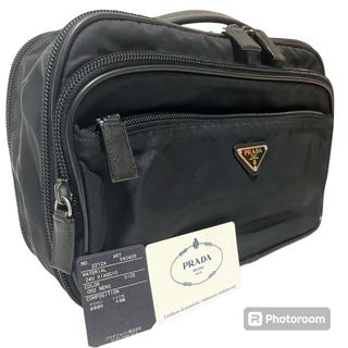 プラダ(PRADA)のPRADA プラダ　ポーチバッグ　スーツケースハンドル　ブラック(トラベルバッグ/スーツケース)