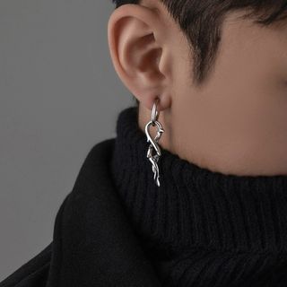 イバラ ピアス フープ ストリート 両耳 韓国 ユニセックス 茨