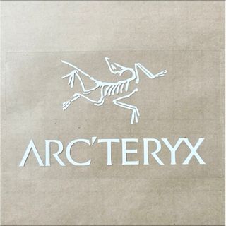 アークテリクス(ARC'TERYX)のARC'TERYX アークテリクス ステッカー　　◆19㎝◆マットホワイト◆白◆(その他)