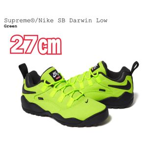 supreme nike sb darwin low green 27cm