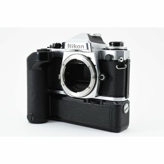 ニコン(Nikon)のNikon FE2 シルバー【動作確認済（MD-12は不動）】(フィルムカメラ)