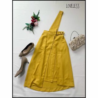 ラブレス(LOVELESS)の【美品】LOVELESS/ラブレス WOMEN 2wayリネンライクスカート(ロングスカート)