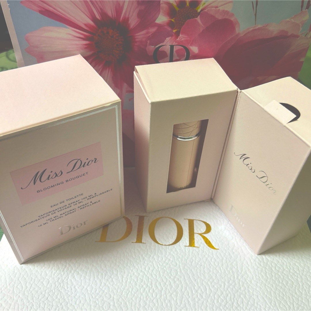 Christian Dior(クリスチャンディオール)のMiss Dior ミスディオール　ブルーミングブーケ100ml アトマイザー付 コスメ/美容のコスメ/美容 その他(その他)の商品写真
