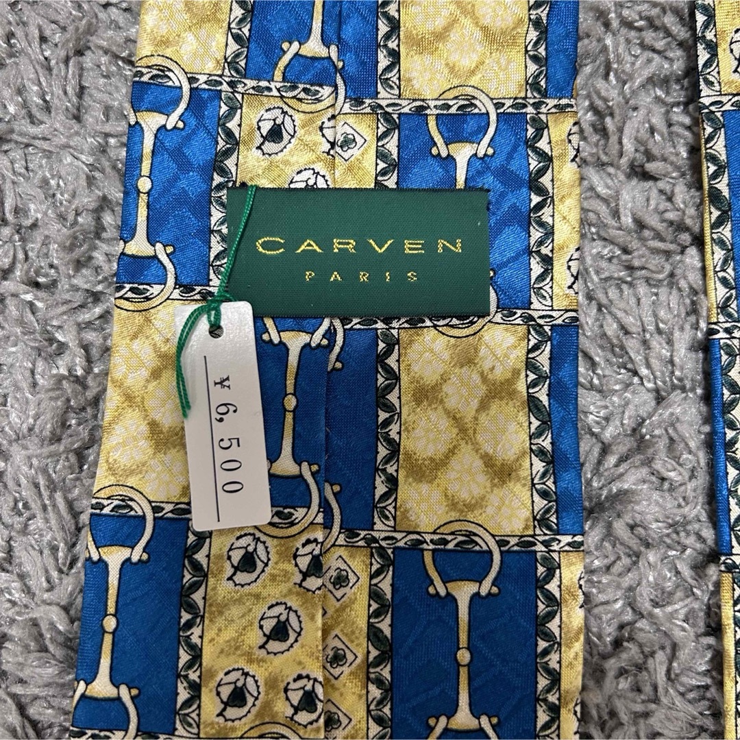 CARVEN(カルヴェン)のメンズ　ネクタイ　PARIS  CARVEN  絹　結婚式　お洒落 メンズのファッション小物(ネクタイ)の商品写真