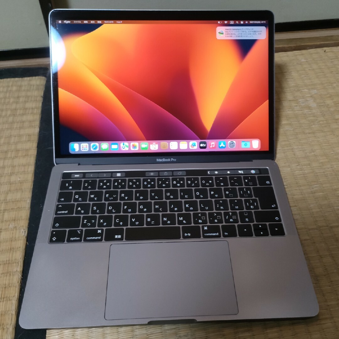 Apple(アップル)のMacbook pro 13インチ2018 tough bar スマホ/家電/カメラのPC/タブレット(ノートPC)の商品写真