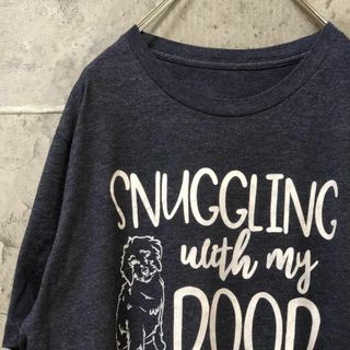 SNUGGLING DOOD 犬 アニマル アメリカ輸入 Tシャツ(Tシャツ/カットソー(半袖/袖なし))