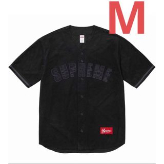 シュプリーム(Supreme)のSupreme Ultrasuede Mesh Baseball Jersey(Tシャツ/カットソー(半袖/袖なし))