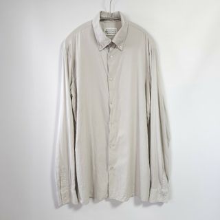 マルタンマルジェラ(Maison Martin Margiela)の02aw Martin Margiela コットンレーヨンシャツ ベージュ(シャツ)