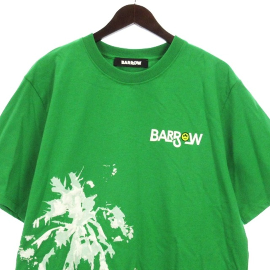 other(アザー)のバロー BARROW タグ付き Tシャツ 半袖 3Dプリント グリーン L メンズのトップス(Tシャツ/カットソー(半袖/袖なし))の商品写真