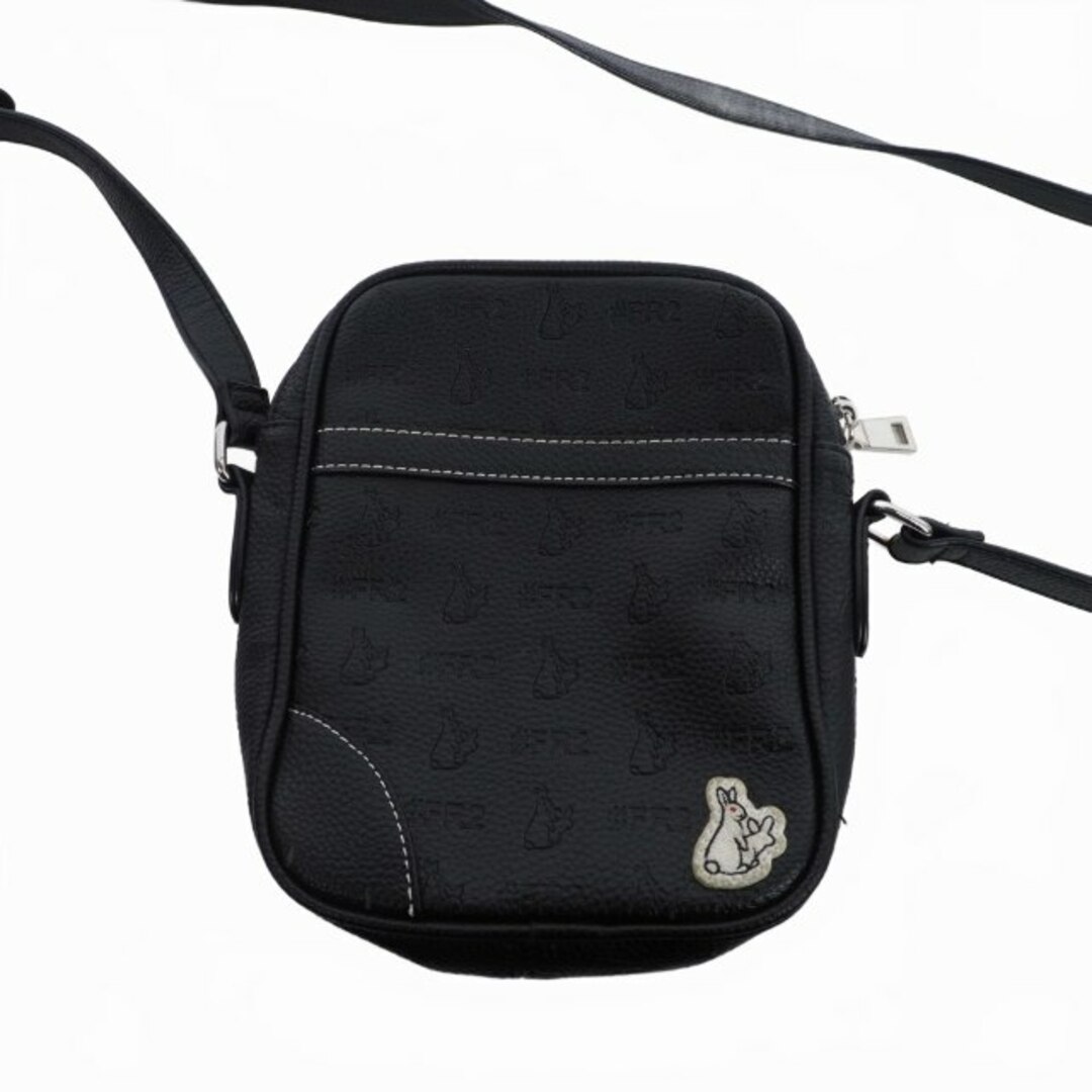 other(アザー)のFR2 エフアールツー ロゴ アイコン エンボス ショルダー バッグ ブラック メンズのバッグ(ボディーバッグ)の商品写真