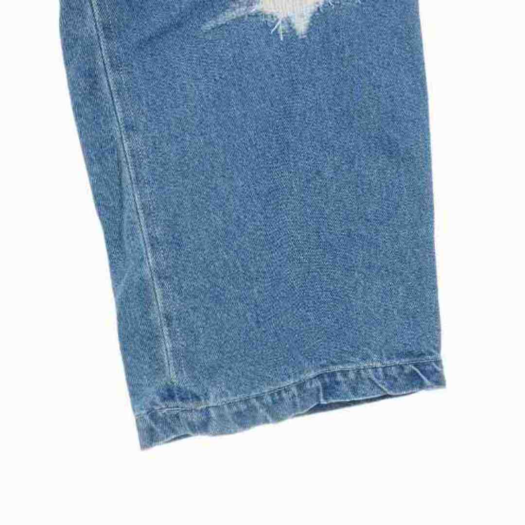 エクストララージ X-LARGE デニム パンツ ダメージ加工 L インディゴ メンズのパンツ(スラックス)の商品写真