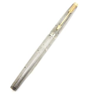 パーカー(Parker)のパーカー parker 万年筆 スターリングシルバー ペン先14K USA製(ペン/マーカー)