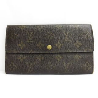 ルイヴィトン(LOUIS VUITTON)のルイヴィトン モノグラム ポルトモネクレディ 長財布 フラップ M61726(財布)