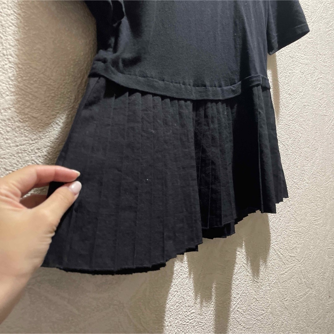 ZARA(ザラ)のZARA トップス　Tシャツ　ブラック レディースのトップス(Tシャツ(半袖/袖なし))の商品写真