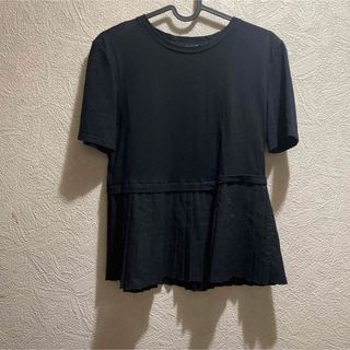 ザラ(ZARA)のZARA トップス　Tシャツ　ブラック(Tシャツ(半袖/袖なし))