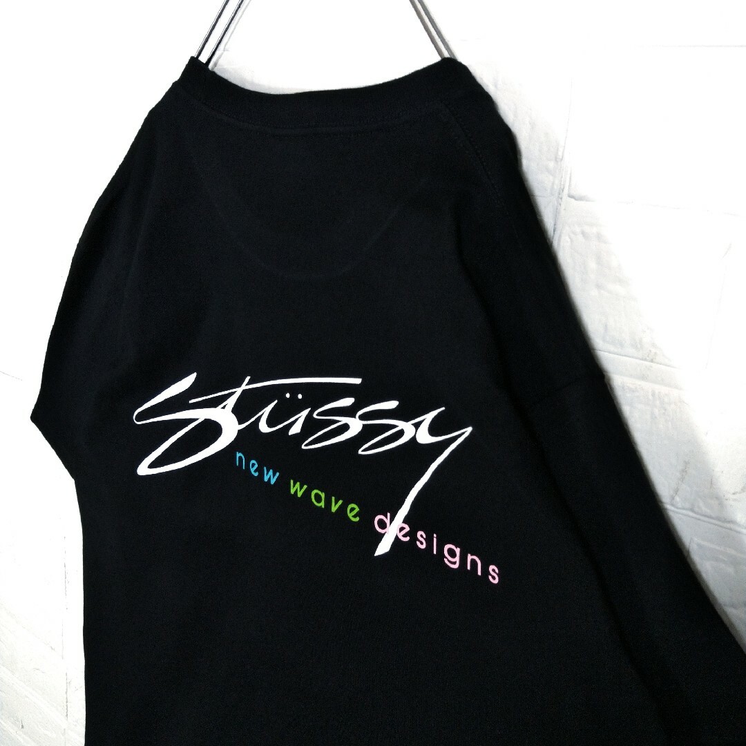 STUSSY(ステューシー)の【STUSSY】new wave カラフルロゴ　ビッグシルエット　Tシャツ メンズのトップス(Tシャツ/カットソー(半袖/袖なし))の商品写真