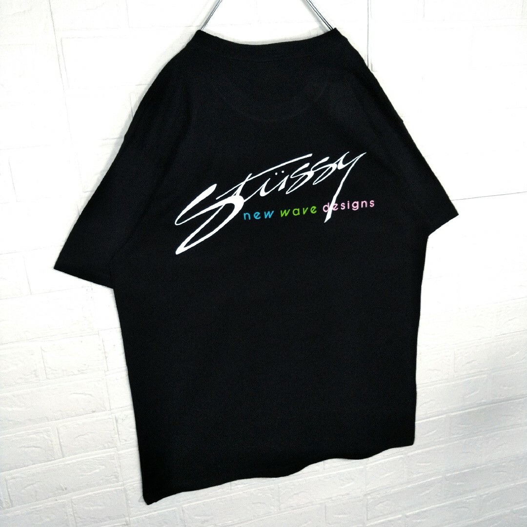 STUSSY(ステューシー)の【STUSSY】new wave カラフルロゴ　ビッグシルエット　Tシャツ メンズのトップス(Tシャツ/カットソー(半袖/袖なし))の商品写真