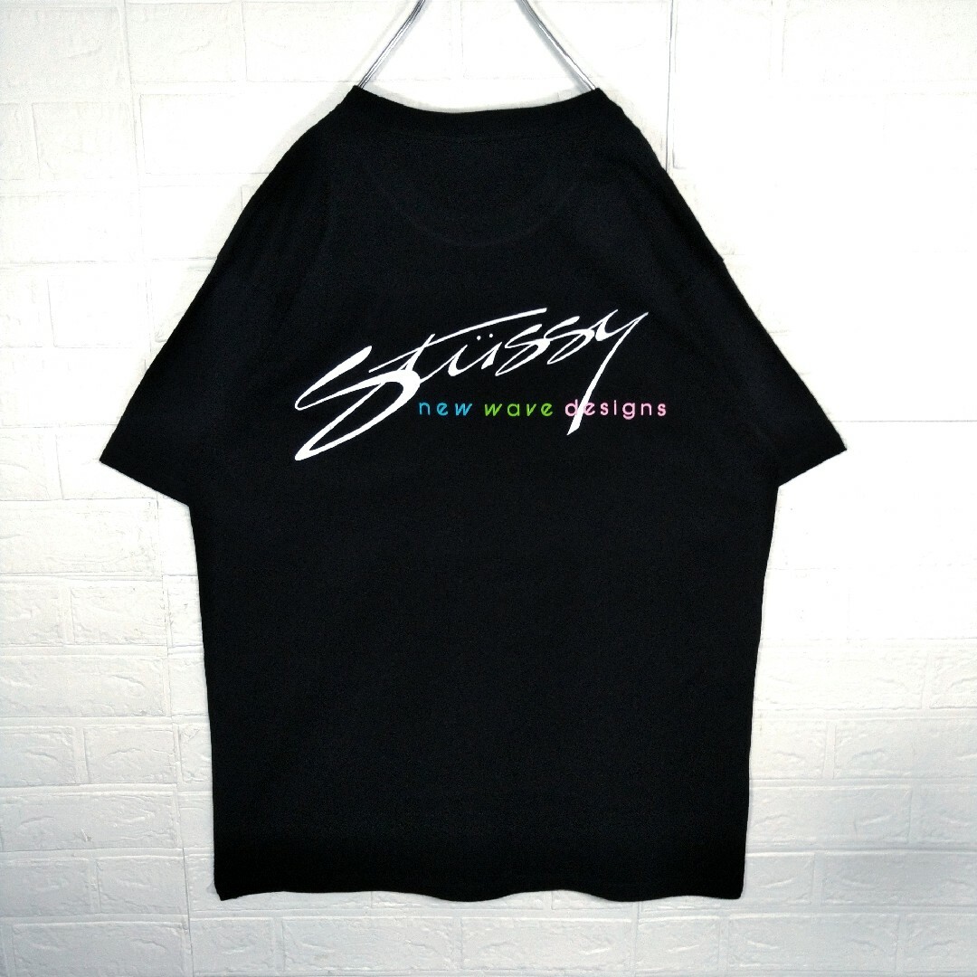 STUSSY(ステューシー)の【STUSSY】new wave カラフルロゴ　ビッグシルエット　Tシャツ メンズのトップス(Tシャツ/カットソー(半袖/袖なし))の商品写真