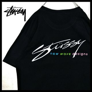 ステューシー(STUSSY)の【STUSSY】new wave カラフルロゴ　ビッグシルエット　Tシャツ(Tシャツ/カットソー(半袖/袖なし))