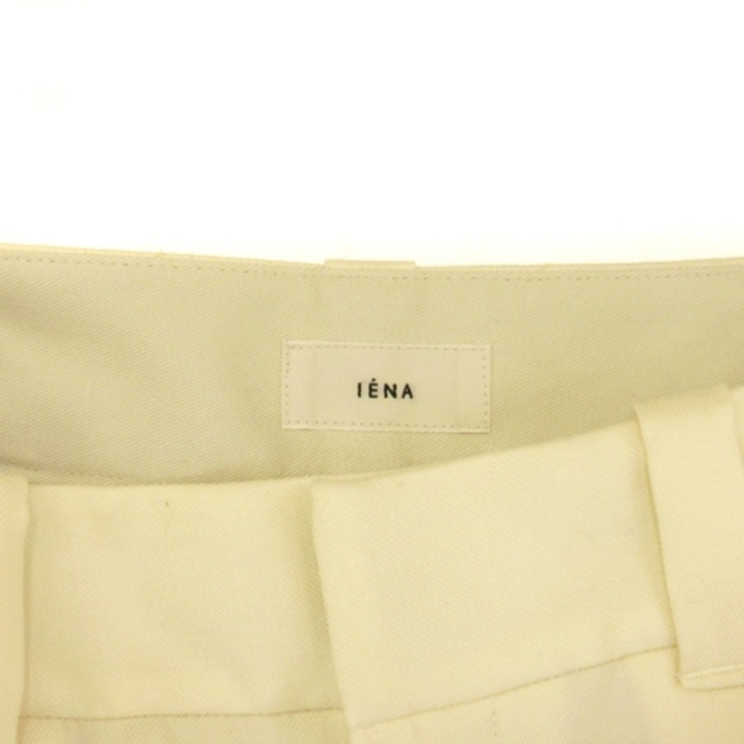 IENA(イエナ)のイエナ IENA センタープレス パンツ スラックス オフホワイト 40 レディースのパンツ(その他)の商品写真