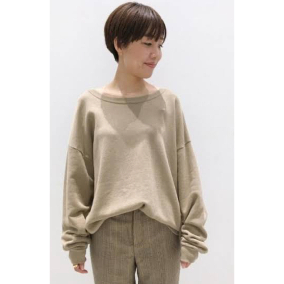 L'Appartement DEUXIEME CLASSE(アパルトモンドゥーズィエムクラス)のアパルトモン REMI RELIEF T/CウラケSweat プルオーバー レディースのトップス(トレーナー/スウェット)の商品写真