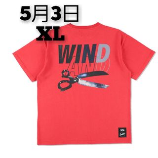 デンハム(DENHAM)のDENHAM X WDS (WIND AND) SULFER /CRIMSON(Tシャツ/カットソー(半袖/袖なし))