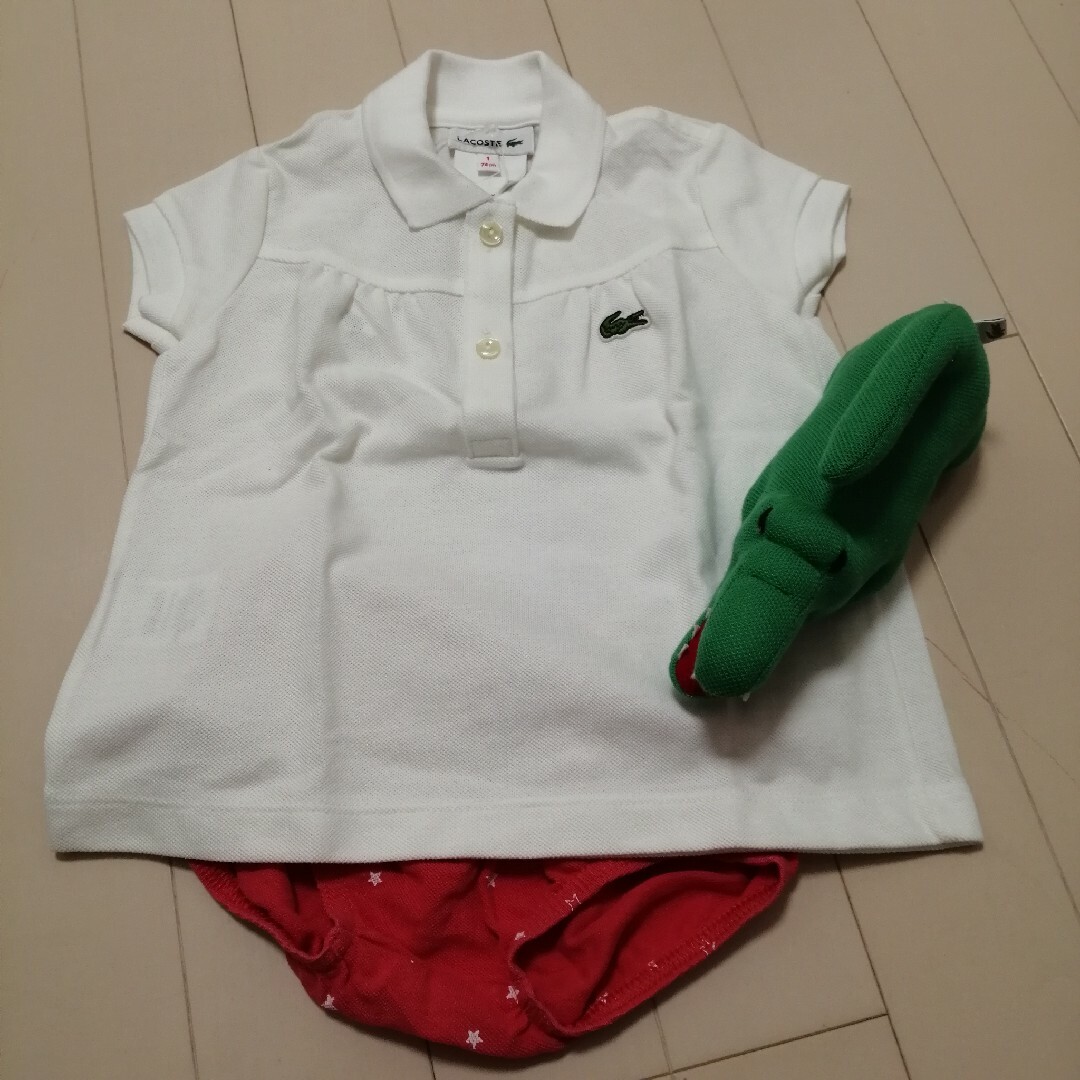 LACOSTE(ラコステ)のラコステ　ベビー　3点セット キッズ/ベビー/マタニティのベビー服(~85cm)(Ｔシャツ)の商品写真