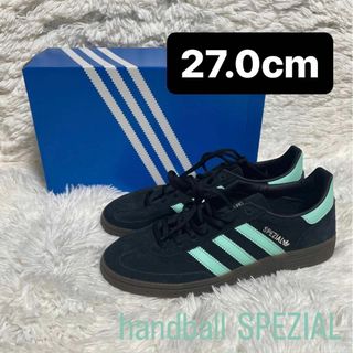 アディダス(adidas)のアディダス ハンドボール スペツィアル コアブラック クリアミント 27cm(スニーカー)