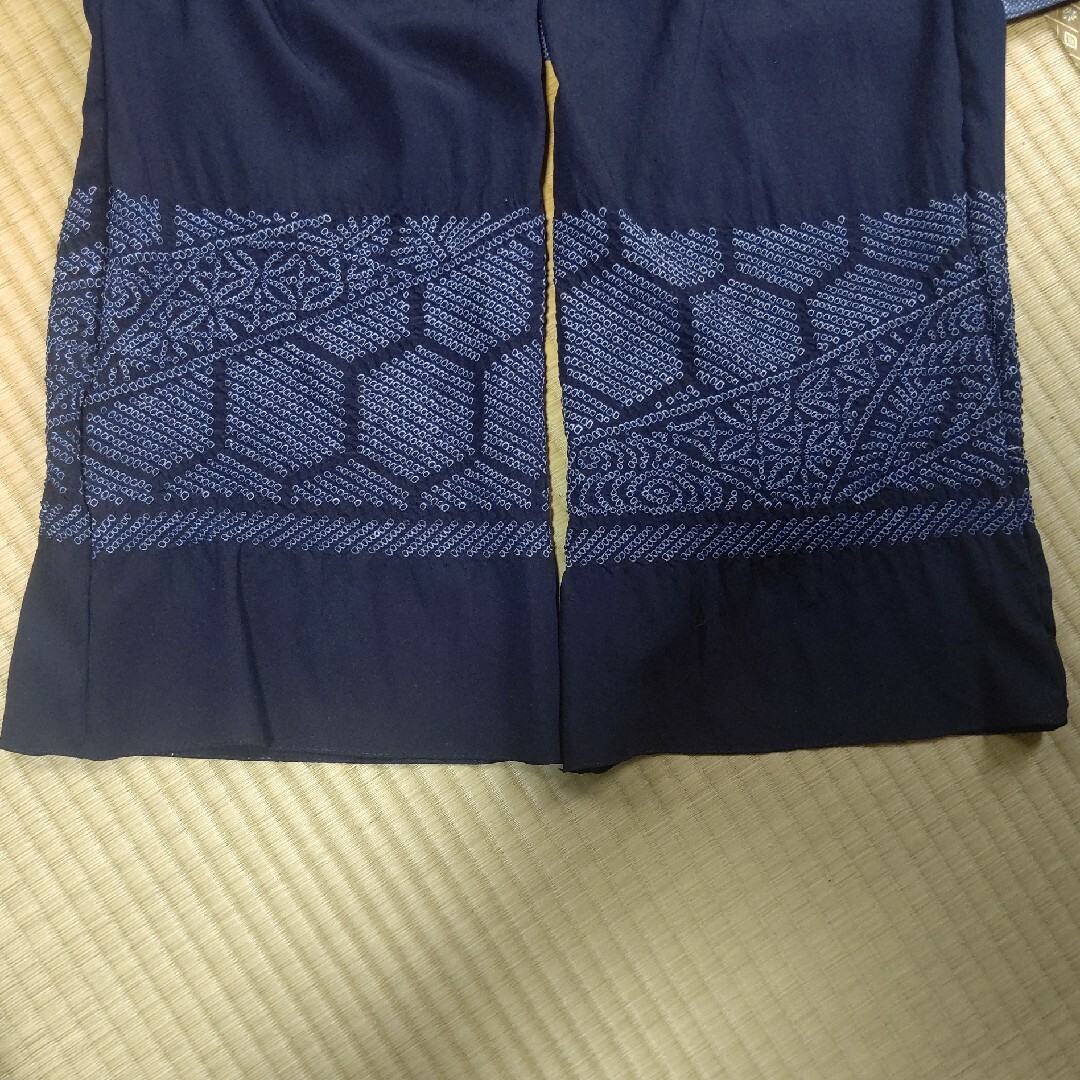 兵児帯リメイク リラックスワイドパンツ  正絹  ♡ レディースのパンツ(その他)の商品写真