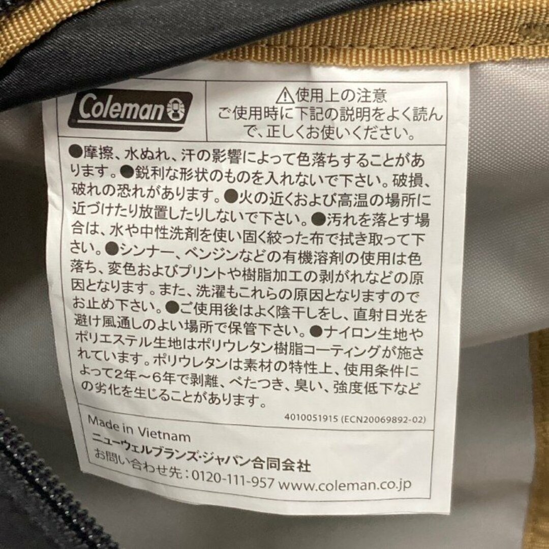 Coleman(コールマン)の★Coleman コールマン WALKER33 ウォーカー33 リュック 33L ブラック メンズのバッグ(バッグパック/リュック)の商品写真