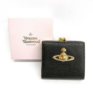 ヴィヴィアンウエストウッド(Vivienne Westwood)の★VIVIENNE WESTWOOD ヴィヴィアンウェストウッド 3218C9K1 がま口 ２つ折り財布 ブラック(財布)