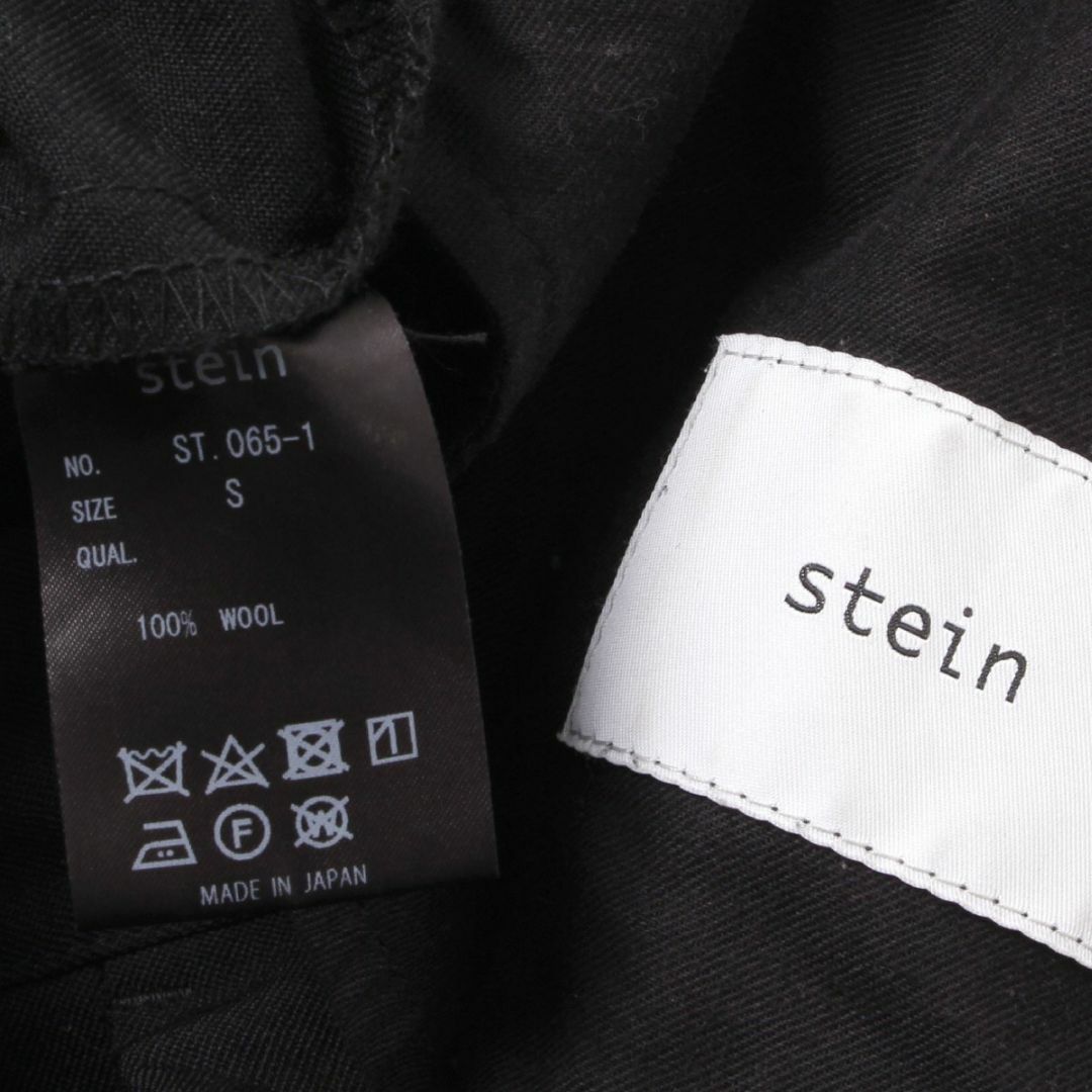 stein(シュタイン)のstein TWO TUCK WIDE TROUSERS sizeS ブラック メンズのパンツ(スラックス)の商品写真