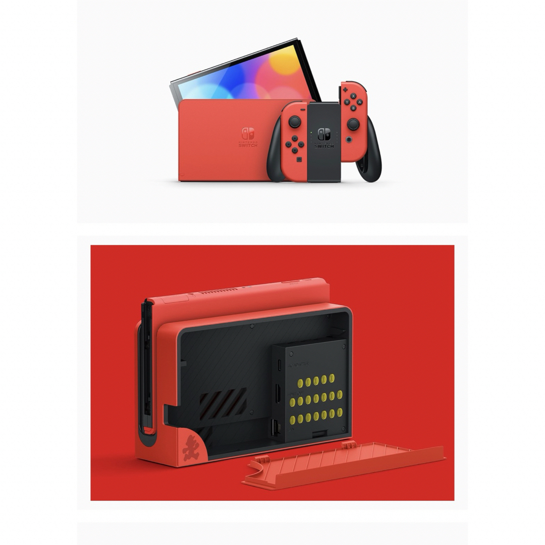 任天堂(ニンテンドウ)の【新品未開封】Nintendo Switch 有機ELモデル エンタメ/ホビーのゲームソフト/ゲーム機本体(家庭用ゲーム機本体)の商品写真