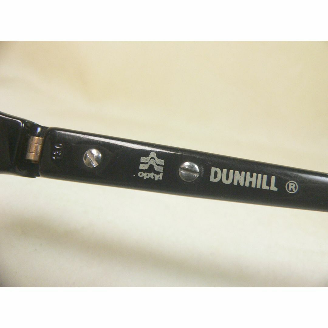 DUNHILL ヴィンテージ 眼鏡 フレーム 黒ぶち スクエア ダンヒル メンズのファッション小物(サングラス/メガネ)の商品写真