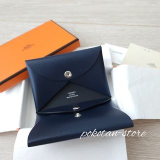 エルメス(Hermes)の未使用【エルメス】最新作　カルヴィデュオ　ボックスカーフ　カードコインケース(財布)