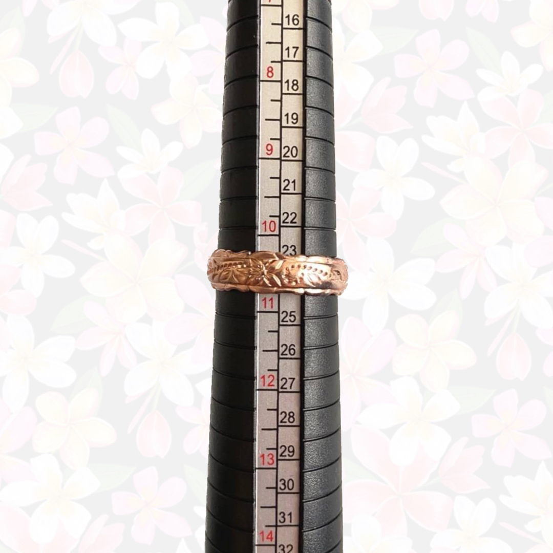 ハワイアンジュエリー リング 指輪 アクセサリー ジュエリー シンプル ゴールド レディースのアクセサリー(リング(指輪))の商品写真