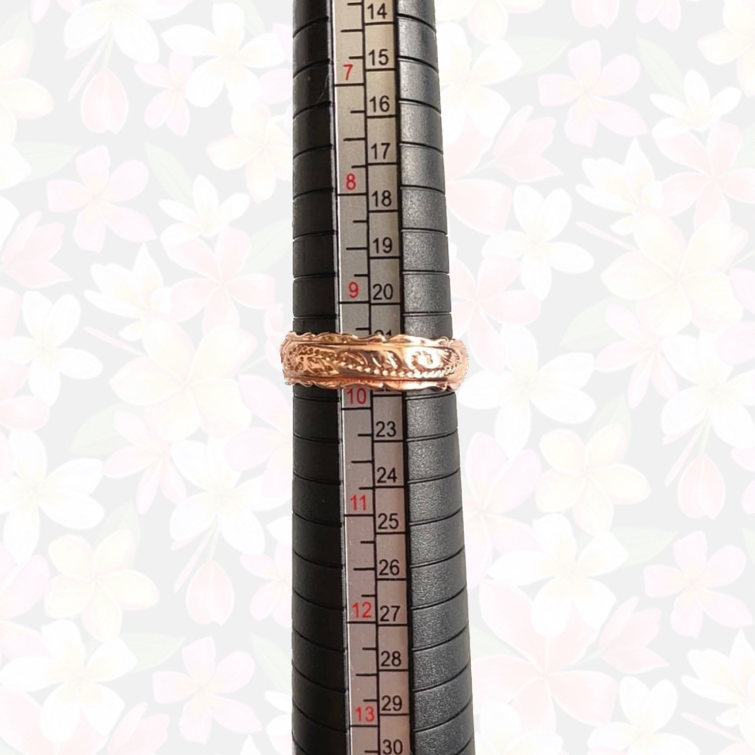 ハワイアンジュエリー リング 指輪 アクセサリー ジュエリー シンプル ゴールド レディースのアクセサリー(リング(指輪))の商品写真
