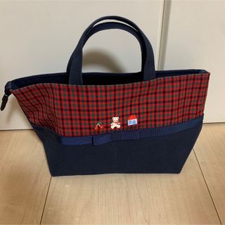 ハンドメイド　ファミリア　ベビーカーバッグ(外出用品)